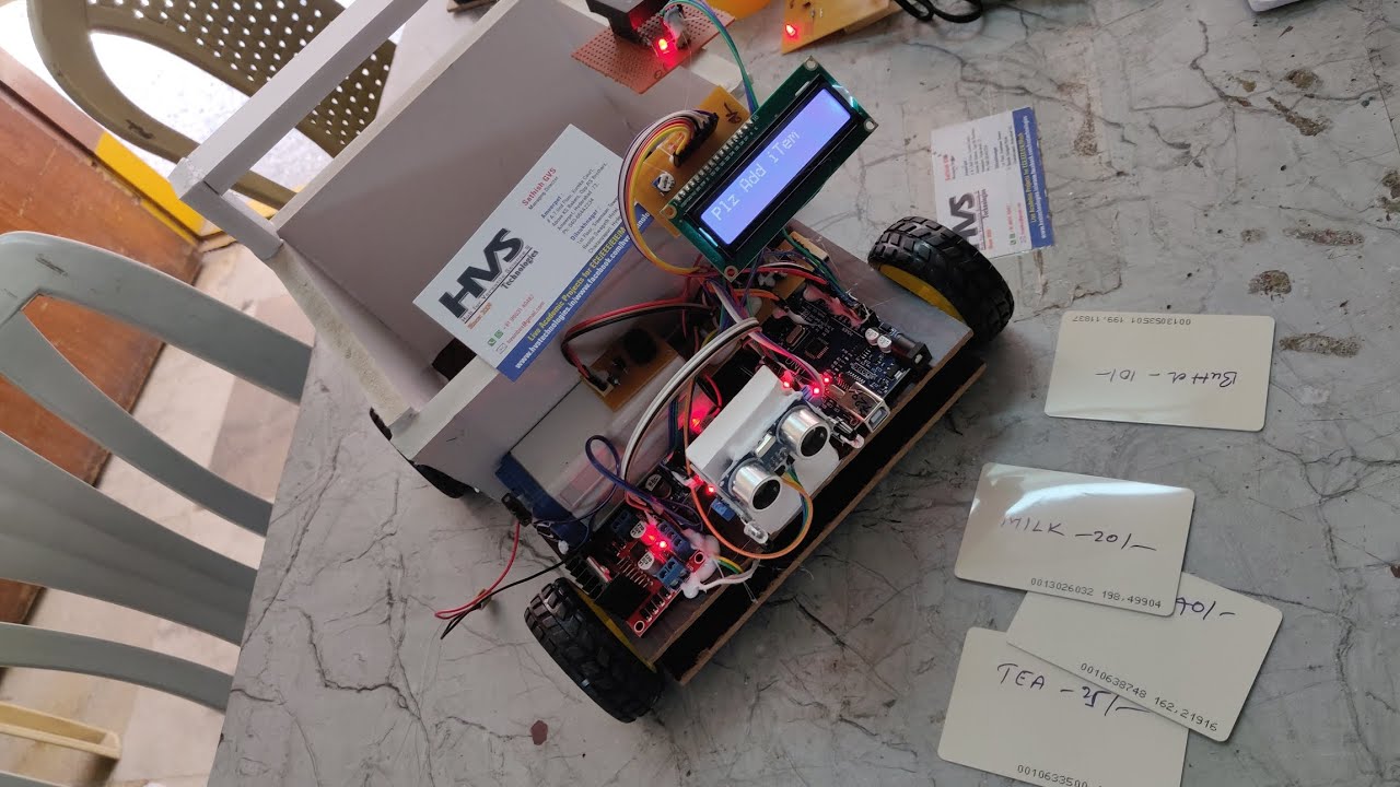 Smart Trolley Human Follower Using Raspberry Pi Automatic Human Following Trolley 🛒 with Smart billing system - YouTube