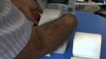 How to change media in thermal printer