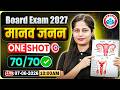 Class 12 Biology Human Reproduction One Shot | मानव जनन Class 12 One Shot | UP Board 2027 | RWA
