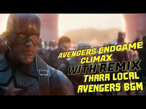 Avengers Endgame Climax with Thara Local Bgm  Kathir Edits