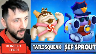 Tatli Squeak, Şef Sprout Ve Günlük Beleş Mega Kutu Mücadelesi̇ Brawl Stars Güncelleme Konseptfikir