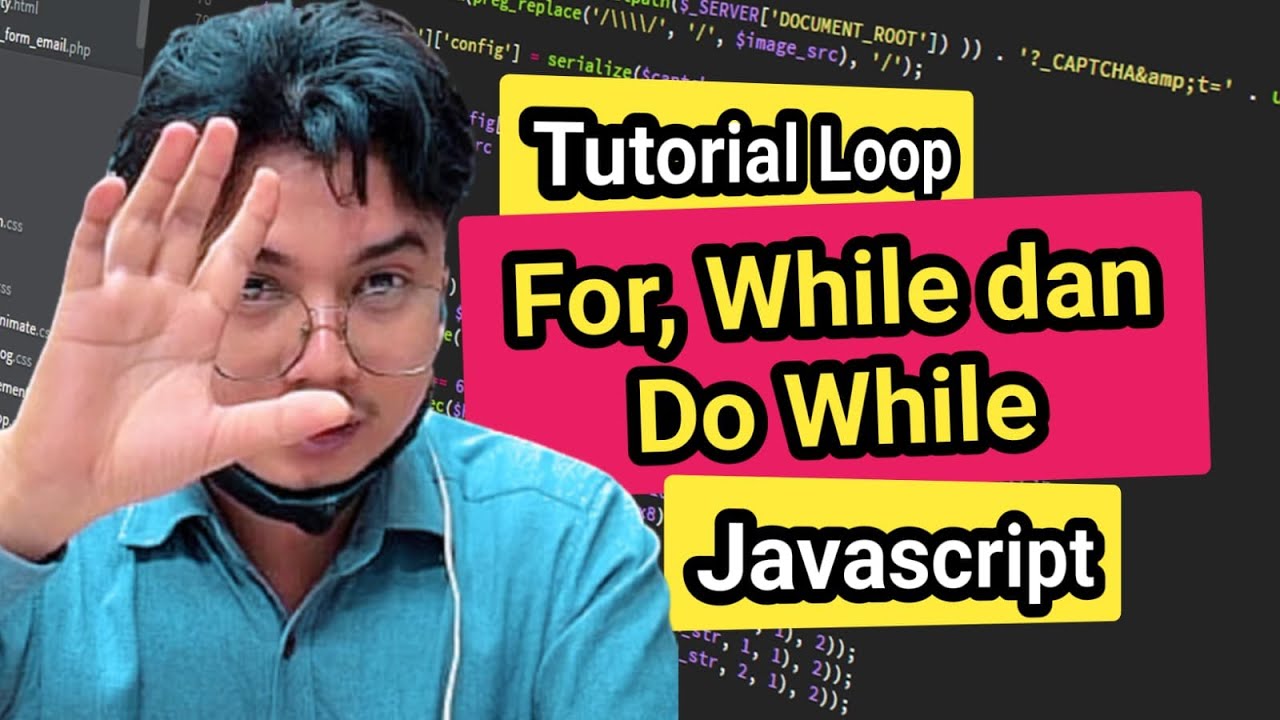 Cara membuat looping atau perulangan di javascript - YouTube