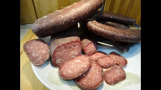 Lukanka - Classic homemade dry sausage - easy, simple and delicious - SUB - Yami Yami