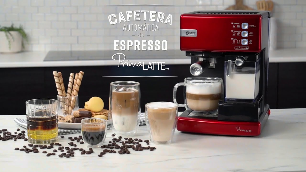 Prepara latte helado en tu Cafetera PrimaLatte I Oster®! - YouTube
