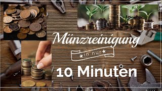 Münzreinigung und Konservierung in 10 Minuten. #oldcoin #Münzen #Münzreinigung