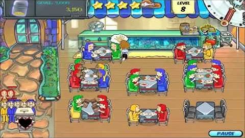 Diner Dash 1 level 3.8 part 12