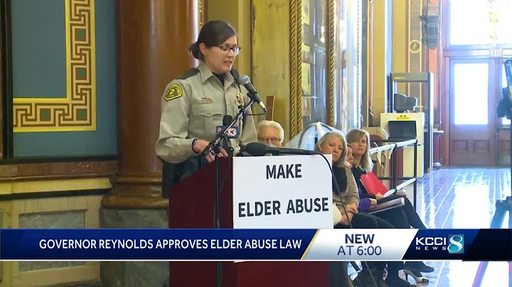 Governor Reynolds approves elder abuse law