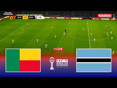 LIVE BENIN Vs BOTSWANA CAF Africa Cup Of Nations 2025 Match Pes 21 Simulation Gameplay