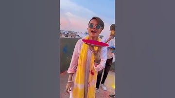 Happy Holi 😂 #ytshorts #youtubeshorts #shorts  / Chotanawab /rishabkhan