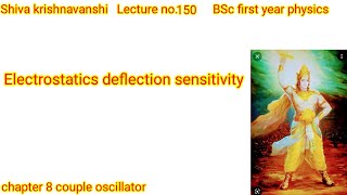 electrostatics deflection sensitivity