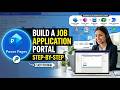 Build a Job Application Portal in Power Pages (Step-by-Step)