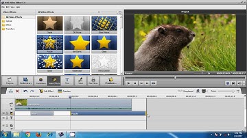 AVS Video Editor Tutorial Video Effects  Snow, Puzzle, Pencile Drawing Effect