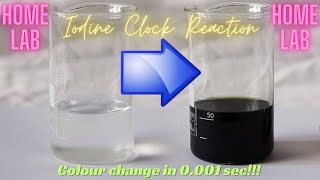 Iodine Clock Reaction - one of the best experiments in my life!!!