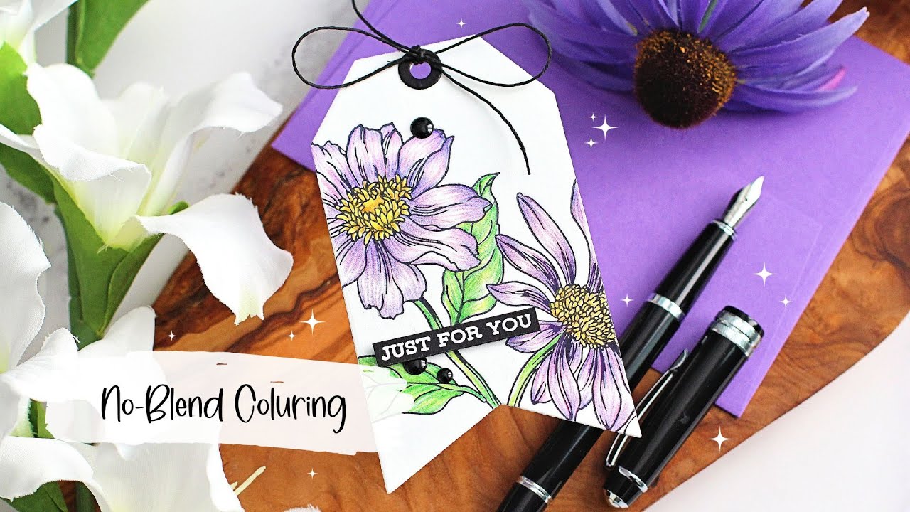 No-Blend Colouring | The Card Grotto - YouTube