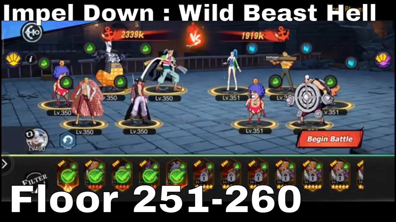 Impel Down : Wild Beast Hell Floor 251-260 ► New World: Vigour Voyage  | One Piece