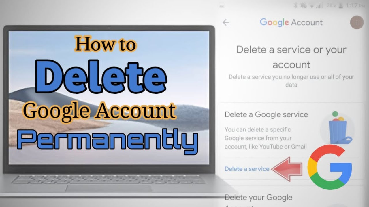 How to Delete Google Account | Delete Gmail Account permanently # ...