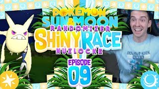 CRAZY SHINY CROBAT! Pokemon Sun and Moon Randomizer Shiny Race Nuzlocke with aDrive! Episode 9