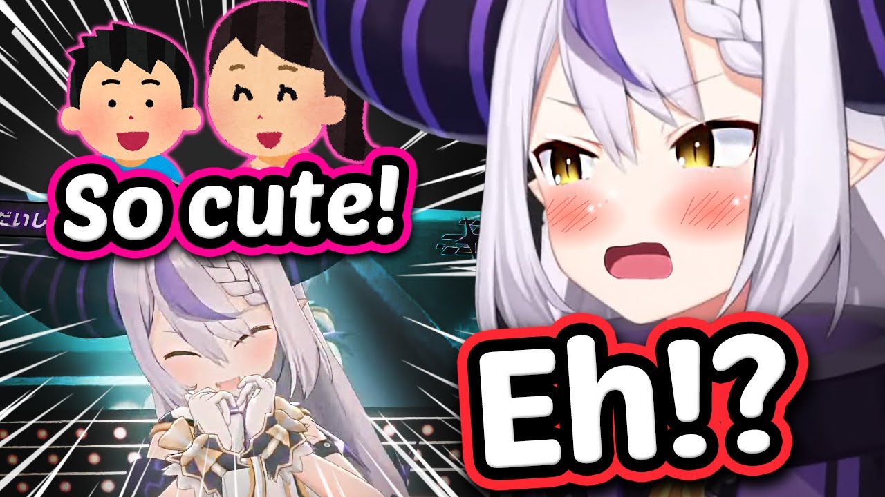 Laplus Learned From Her Family Her Cute 3D Performance Went Viral 【ENG Sub Hololive】