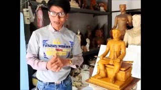 หุ่นขี้ผึ้งต้นแบบ พระรูปสมเด็จพระเจ้าตากสินมหาราชชาววัดอรุณ ขนาด 9 นิ้ว