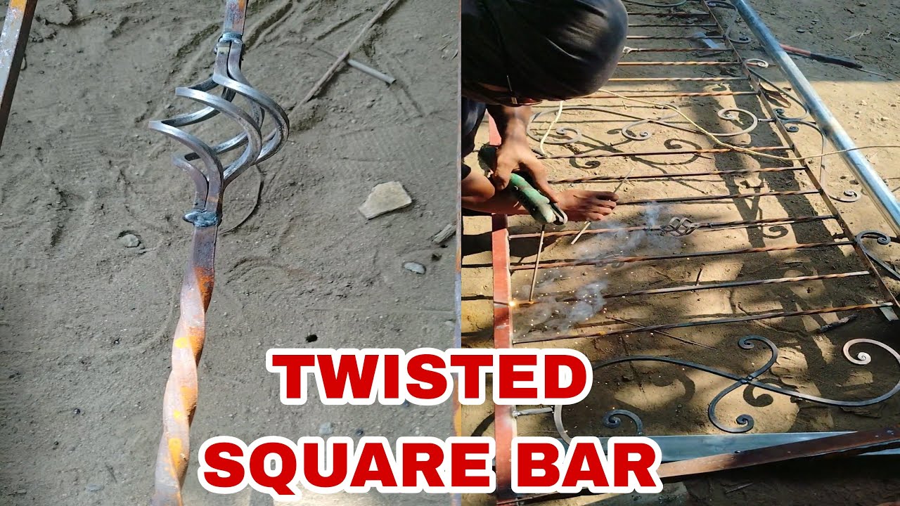 Part#2 RAILINGS MODERN DESIGN w/ twisted SquareBar designs # ...