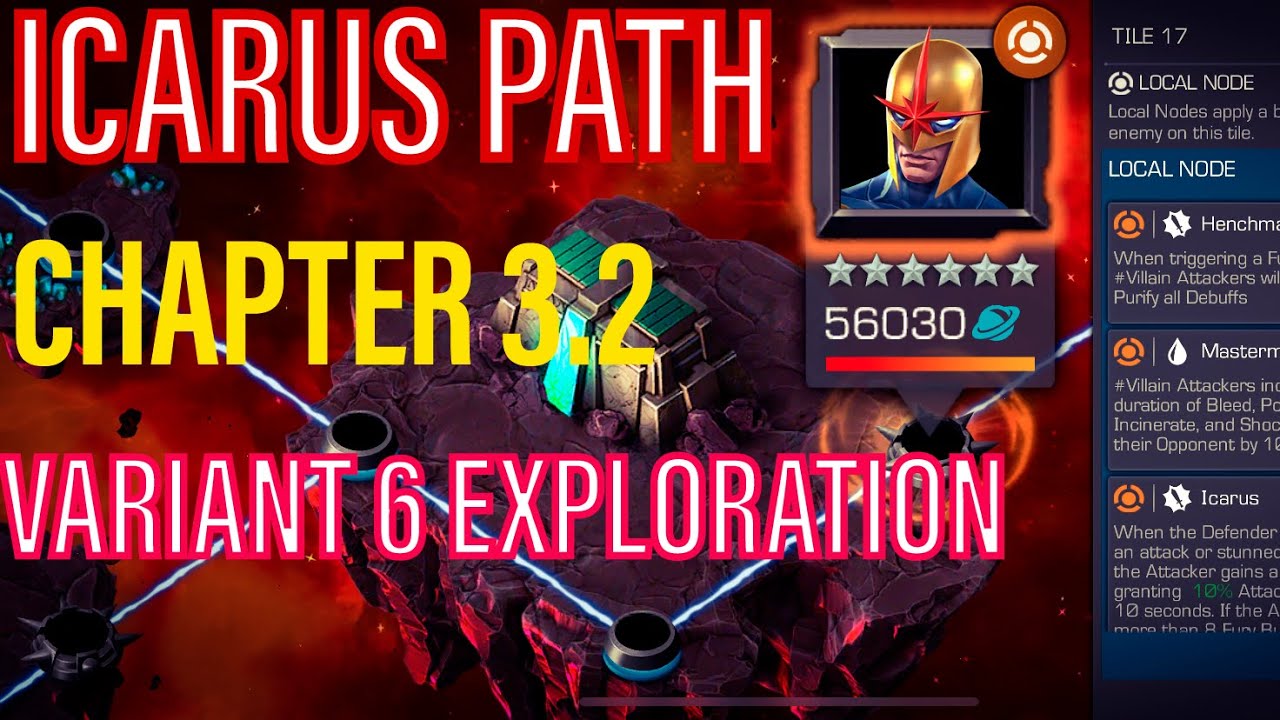 Variant 6 Chapter 3.2 Icarus Path | Marvel Contest Of Champions