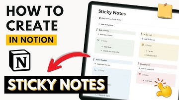 How to Create Sticky Notes in Notion (With To-Do List, Habit Tracker, Grocery List & Archives)