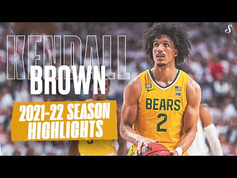 Kendell Brown 2021-22 Baylor Season Highlights | 9.7 PPG 58.4 FG%