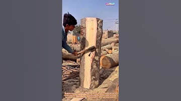 The Art of Splitting Wood with an Axe
