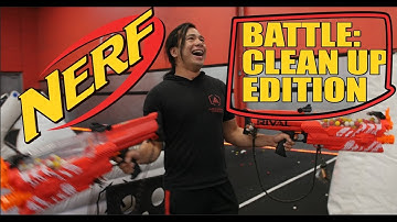 Blaster Wars with Nerf-branded Blasters Clean Up