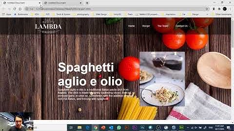 Create an adjustment towards new content and embed a video - Dreamweaver CS6