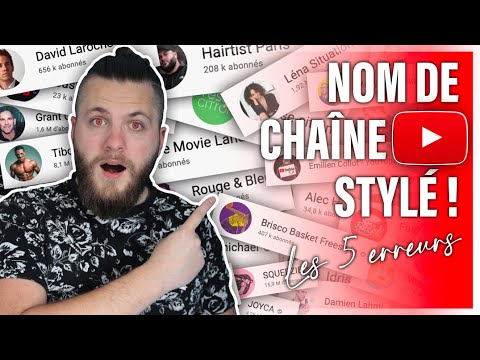 Comment trouver un NOM de CHAÎNE YouTube stylé ! (guide débutant)