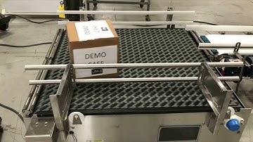 Open Flap Case Divert utilizes DARB for Smallest Footprint by Multi-Conveyor