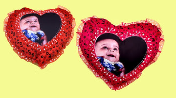 How to Print Your Favourite Photo on heart Cushion at home - Using Electric Iron