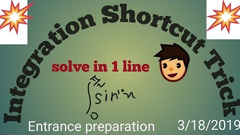 Integration shortcut trick for IOE Students