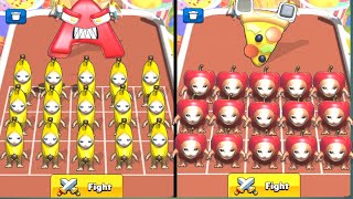 Can I Unlock Every Food Like Banana Apple: Merge Alphabet Food Battle, Grimace Shake Battle