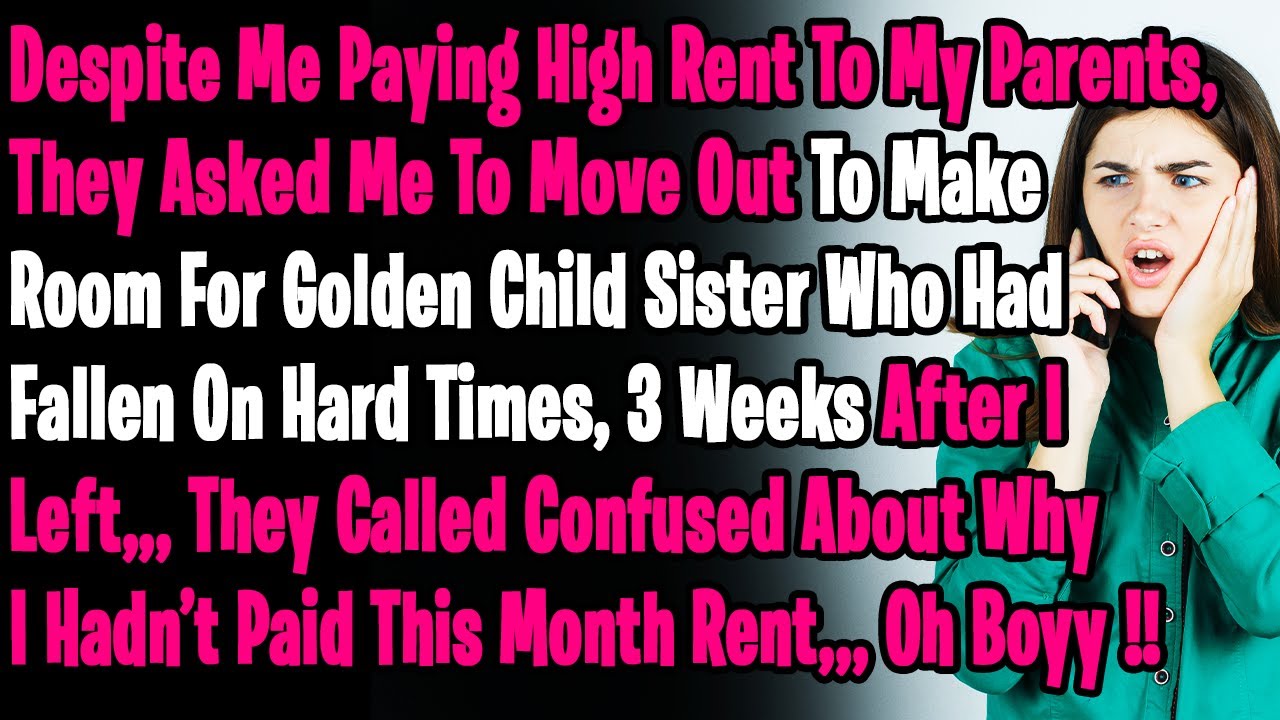 Несмотря на то, что я плачу родителям высокую арендную плату, они попросили меня съехать, чтобы о...