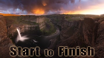 Start to Finish Edit // Exposure blended Panorama