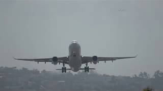 4K Insane Trent 700's! Hawaiian Airlines Airbus A330-200 Beautiful Takeoff From San Diego