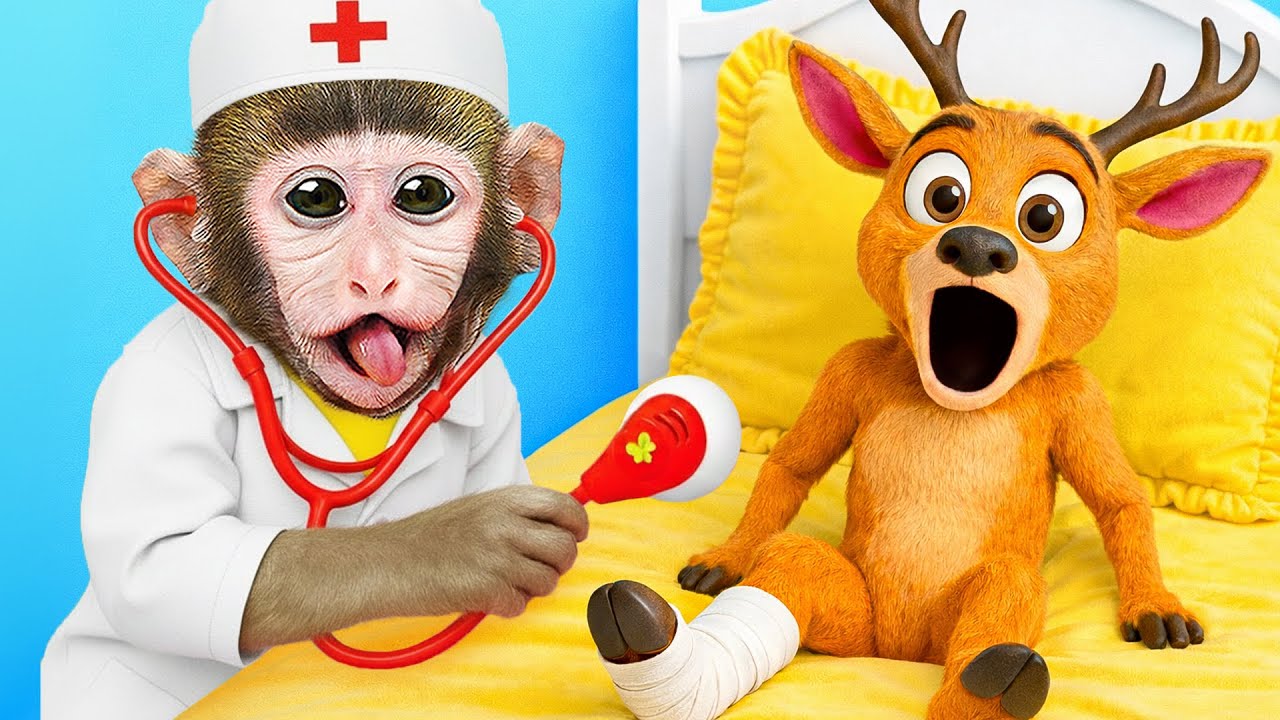 Mono MoMo Ayuda a Papá Noel y Juega con el Mono Bebe en Navidad 🐒🎅🎄🎁 | MONO MOMO ESP