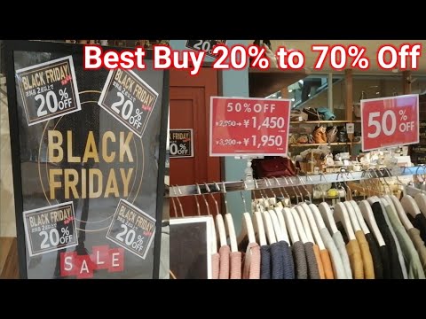 Black Friday Sale in Japan @ Kinshicho, Shoo La Rue - YouTube