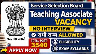 Teaching Associate Vacancy 2026 | Freshers Eligible | Salary | Apply Process | Full Details screenshot 5