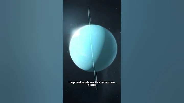 Why does Uranus rotate on its side?