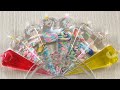 【音フェチ】 絞り袋でスライムを作る, キャンディスライムを作るための指示 Piping Bags Slime [ASMR] #AsmrSlime