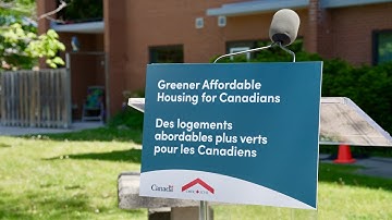 Canada Greener Affordable Housing Announcement