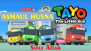 Terbaru ASMAUL HUSNA Menghafal 99 Sifat Allah Merdu Versi Little Bus Tayo