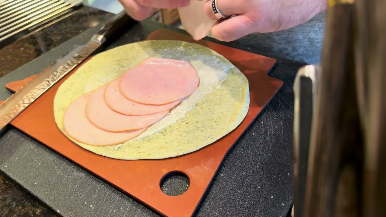 Turkey Bacon Wrap VS Bread Knife in Action