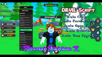 [🐰EASTER🐰] Tapping Legends X OP Auto Farm Script Is Back | OP Auto Farm Tokens | DEVIL Script