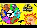 RULETA SORPRESA DINOSAURIOS | Animales Prehistóricos | Elasmosaurio, triceratops, t-rex