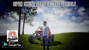 Open Stunt Beta - Secret Vehicle | #jerryisgaming