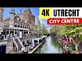 UTRECHT [4K] City Centre Walk / Netherlands 2021